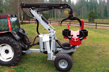 Харвестър HYPRO 755 НB с колесар и кран 7,5 м - Трактор